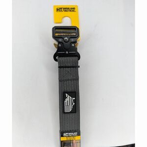 Highland Tactical -  Gray Tactical Belt - NWT, One Size, Adjustable